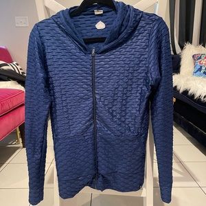 Booty by Brabants Chrome cobalt hoodie track jacket zip up